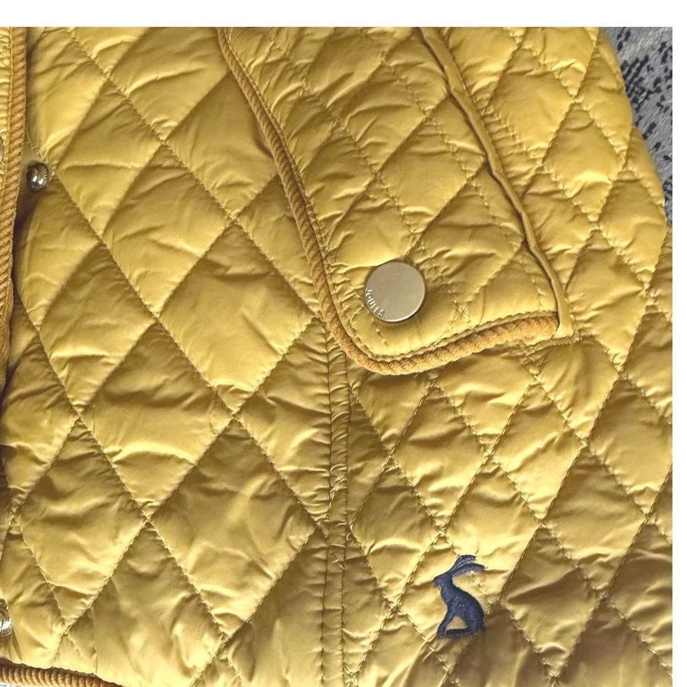 Joules‎ Newdale quilted jacket caramel gold size small